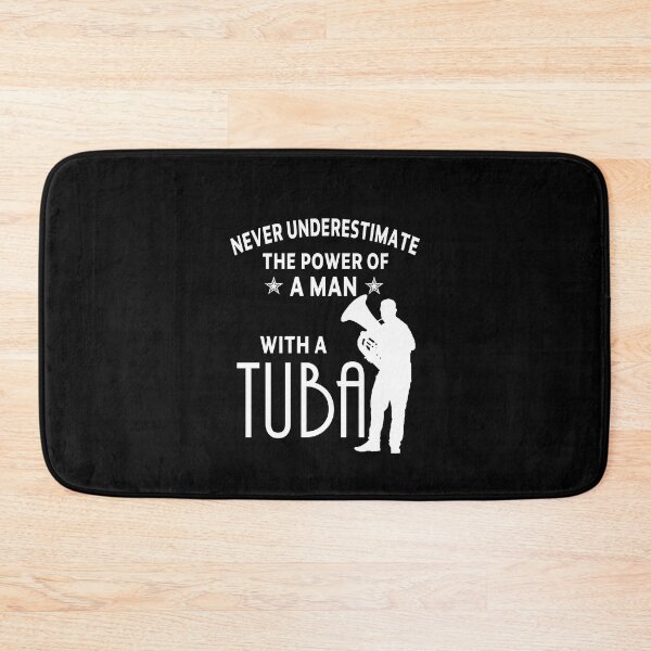Item preview, Tuba Player Gift, never underestimate The Power A Man with A Tuba tubaist Funny Musician  Band Gift  Funny Rude Offensive saying, designed and sold by joygift369.