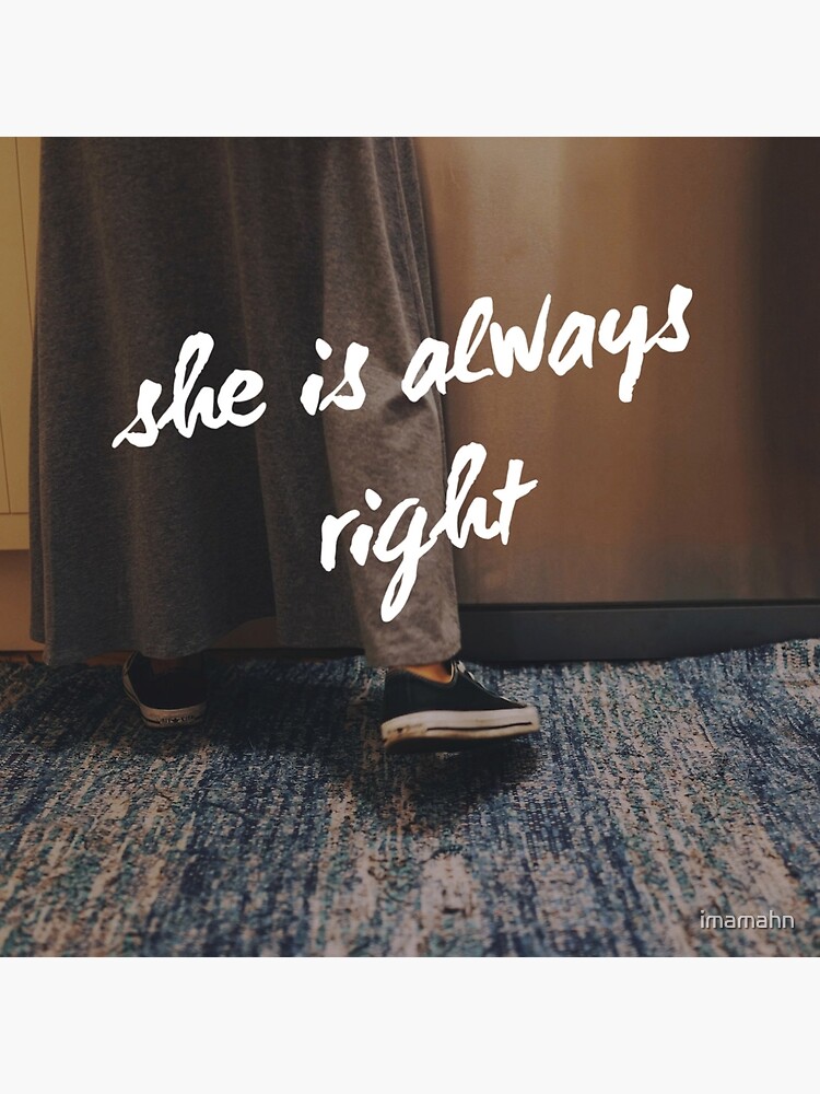 Thumbnail 3 of 3, Photographic Print, "She is Always Right" - pg. 15 designed and sold by imamahn.