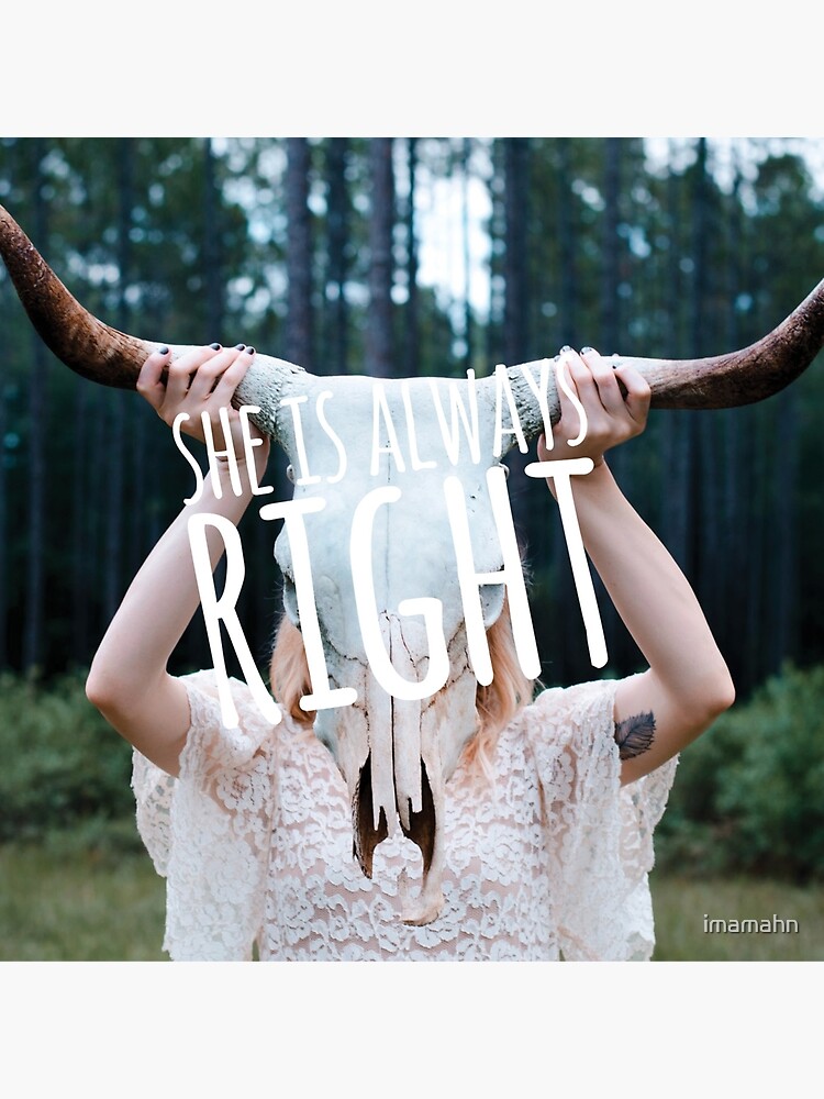 Thumbnail 3 of 3, Photographic Print, "She is Always Right" - pg. 19 designed and sold by imamahn.