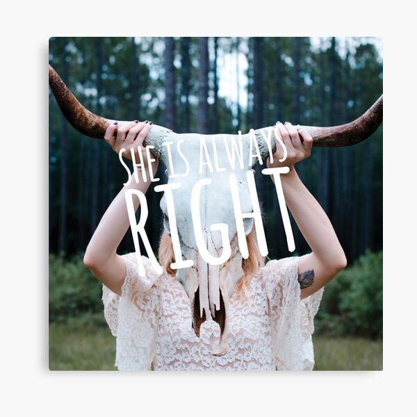 "She is Always Right" - pg. 19 Canvas Print