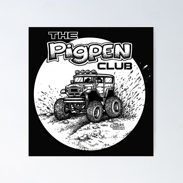 Item preview, FJ40 in the Mud designed and sold by Mike Gorman.