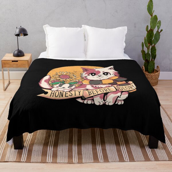 Item preview, Honesty Before Glory Sunflower Cat by Tobe Fonseca designed and sold by Tobe Fonseca®.