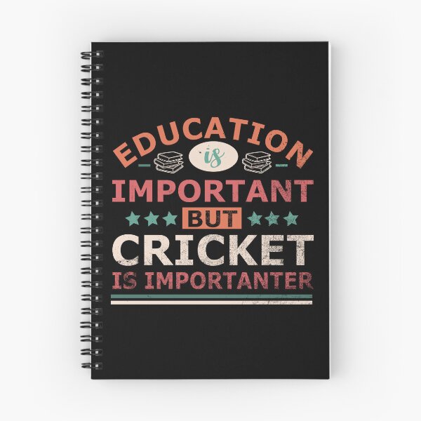 Item preview, Education is important but CRICKET is importanter Gift designed and sold by OverbeeDesigns.