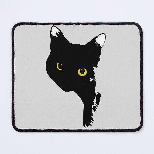 Item preview, Black Cat with Yellow Eyes designed and sold by Owlies-Barn.