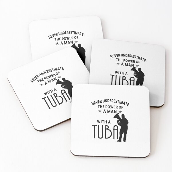 Item preview, Tuba Player Gift, never underestimate The Power A Man with A Tuba tubaist Funny Musician  Band Gift  Funny Rude Offensive saying, designed and sold by joygift369.