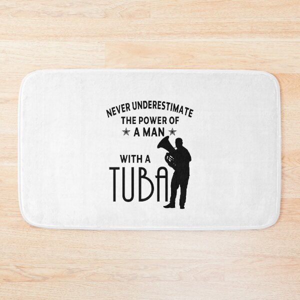 Item preview, Tuba Player Gift, never underestimate The Power A Man with A Tuba tubaist Funny Musician  Band Gift  Funny Rude Offensive saying, designed and sold by joygift369.