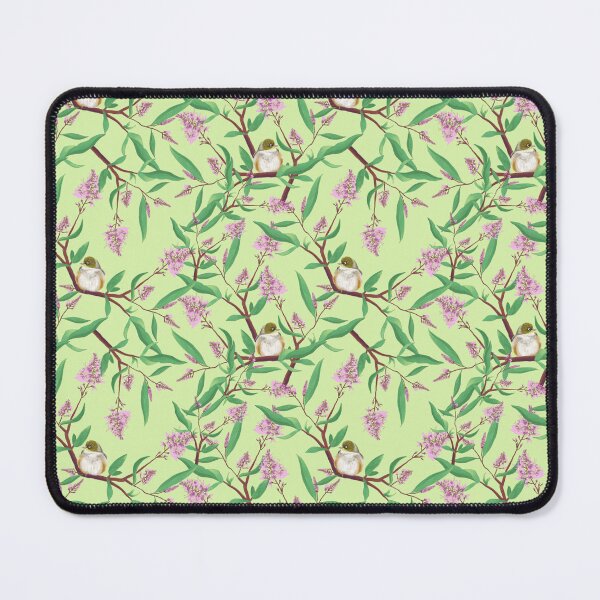 Item preview, Hebe Flowers and Silver Eye Birds designed and sold by SquibbleDesign.