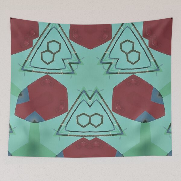 Item preview, Abstract water and boat design  designed and sold by Neonchooks.