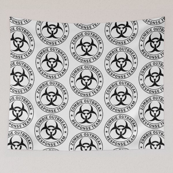 Item preview, ZOMBIE OUTBREAK - RESPONSE TEAM - Black (Logo) designed and sold by RENAGADE4LYF.