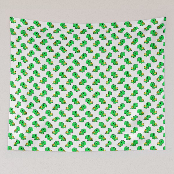 Item preview, Cute Green and Yellow Cartoon Turtle Pattern designed and sold by LADistrictGarb.