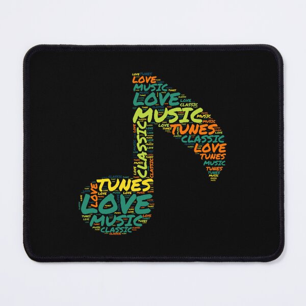 Item preview, Note shape with word cloud for classic music lovers designed and sold by Marharyta Ushakova.
