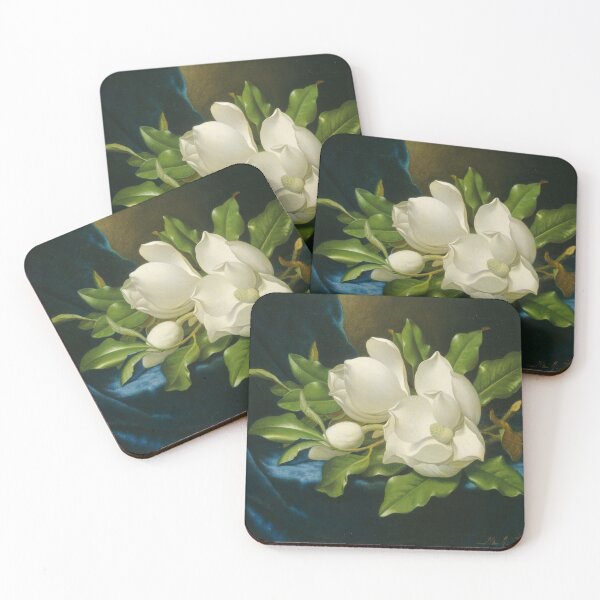 Item preview, Martin Johnson Heade's A Magnolia on Red Velvet designed and sold by mosfunky.