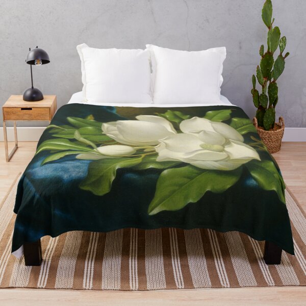 Item preview, Martin Johnson Heade's A Magnolia on Red Velvet designed and sold by mosfunky.