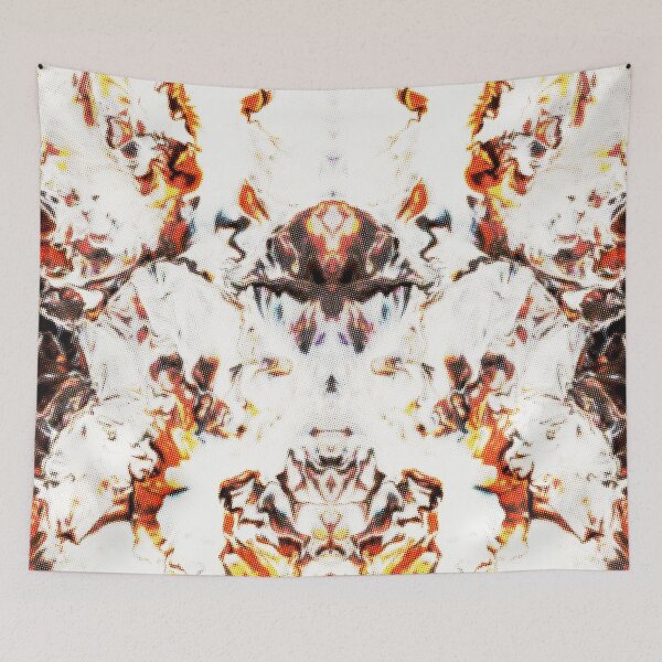 Item preview, FUNNY RICH EARTHY  ABSTRACT SYMETRIC GEOMETRIC PATTERN  / OFF-WHITE COLOR INTIMATE COLLECTION(1). designed and sold by Ralek.