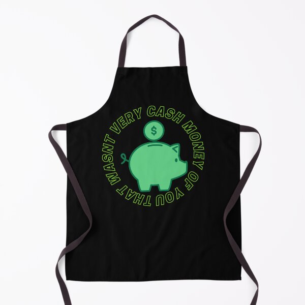 Item preview, That wasn't very cash money of you with green piggy bank designed and sold by catartlady.