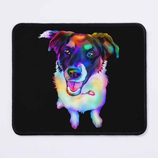 Item preview, Rainbow Border Collie Dog Mix designed and sold by Deborah Camp.
