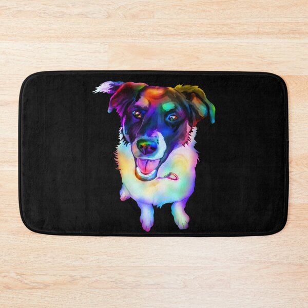 Item preview, Rainbow Border Collie Dog Mix designed and sold by Deborah Camp.
