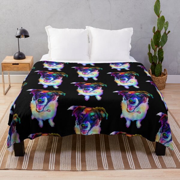 Item preview, Rainbow Border Collie Dog Mix designed and sold by Deborah Camp.