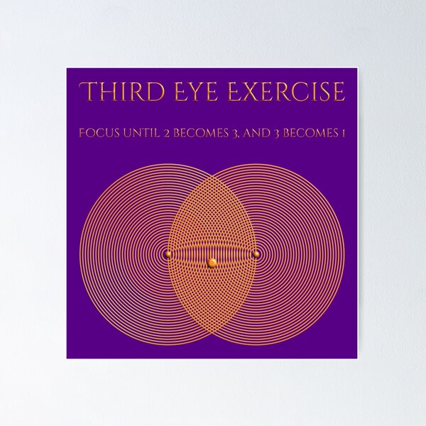 Item preview, Third Eye Exercise -  Focus Until 2 Becomes 3, And 3 Becomes 1 designed and sold by Vatroslav.