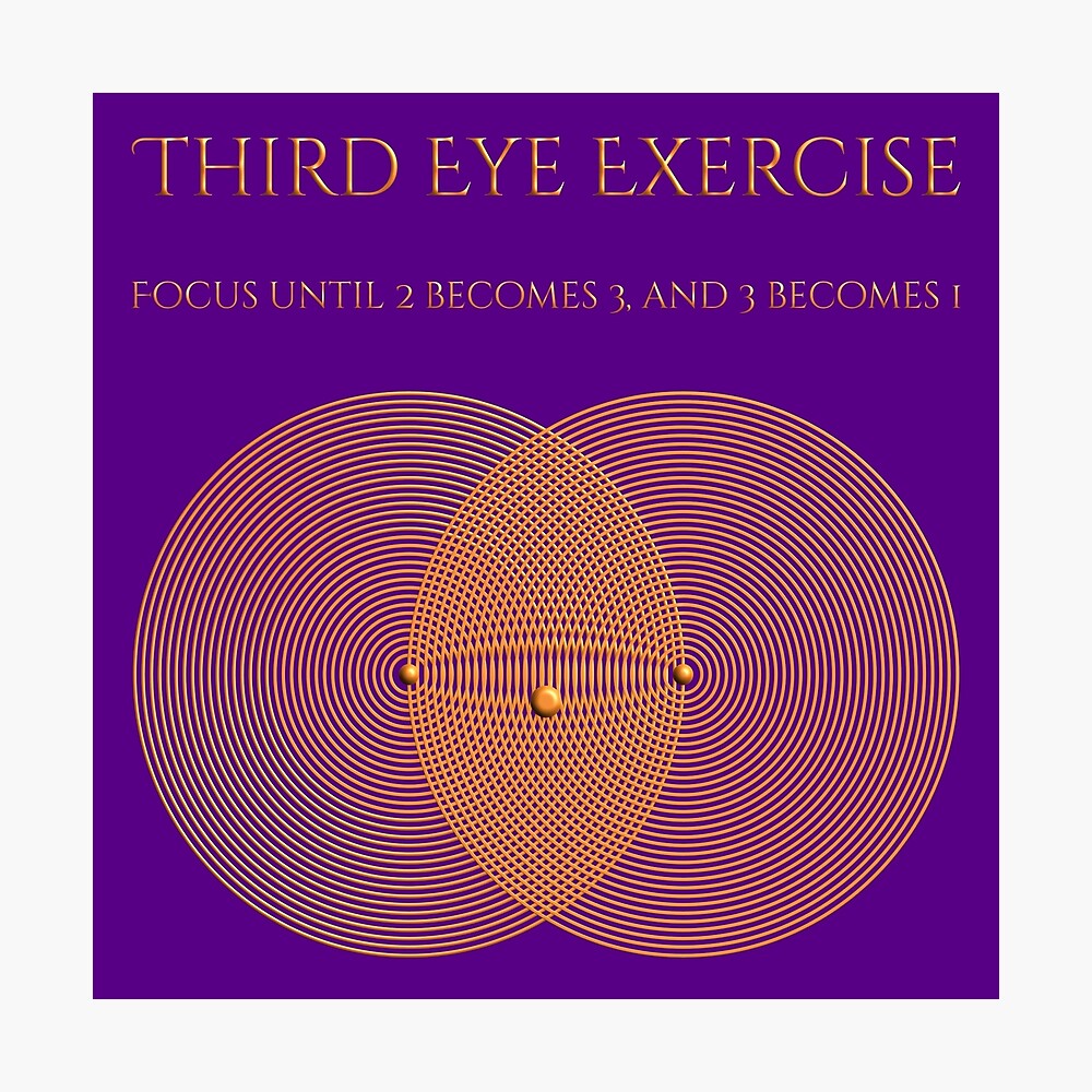 Third Eye Exercise - Focus Until 2 Becomes 3, And 3 Becomes