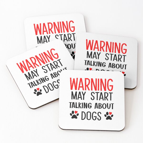Item preview, warning may start talking about dogs, Dog gift, Gift for her, Gift for him, Funny office mug designed and sold by goodprints shop.