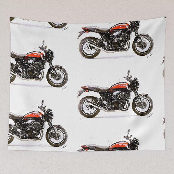Item preview, Watercolor Classic Motorcycle - original artwork by Vart. designed and sold by vartstudio.