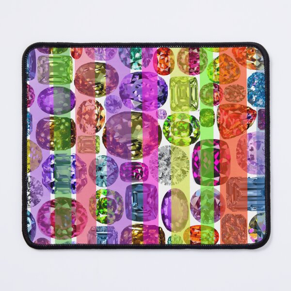 Item preview,  Fashion Jewelry Colored Diamonds Number 9 art by Miguel Matos Official designed and sold by MiguelMatosArt.