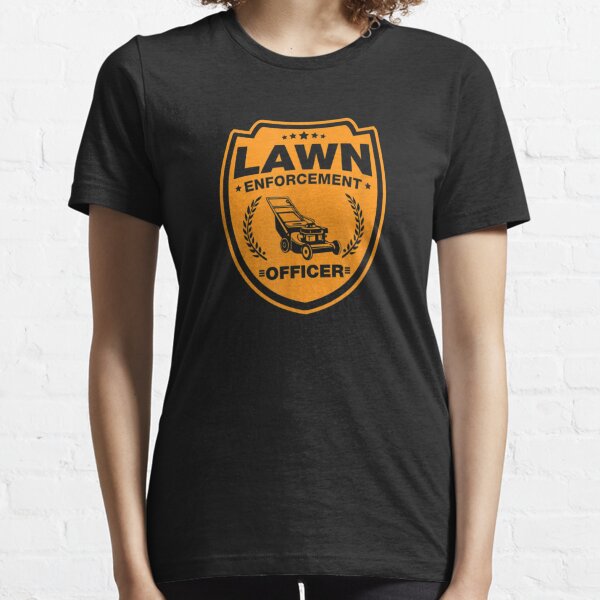 Aiw Wfdnn Lawn Enforcement Officer Lady T-Shirts Short-Sleeve