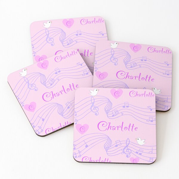 Artikelvorschau, Charlotte-Name auf Rosa entworfen und verkauft von QuirkyCraftz.