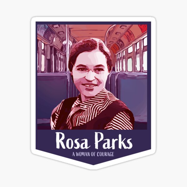 Artikel-Vorschau von Rosa Parks Day Februar – Rechte der Schwarzen – Mutige Frauen – Helden der Rechte, designt und verkauft von bestawesome.