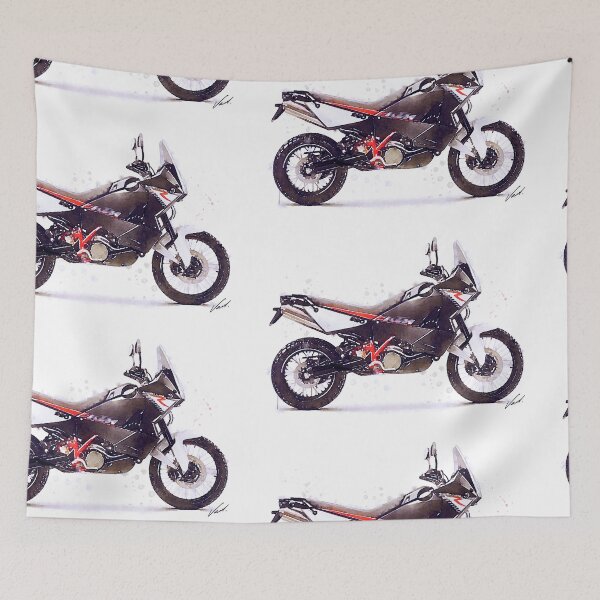 Item preview, Adventure Sport Motorcycle - original watercolor by Vart. designed and sold by vartstudio.