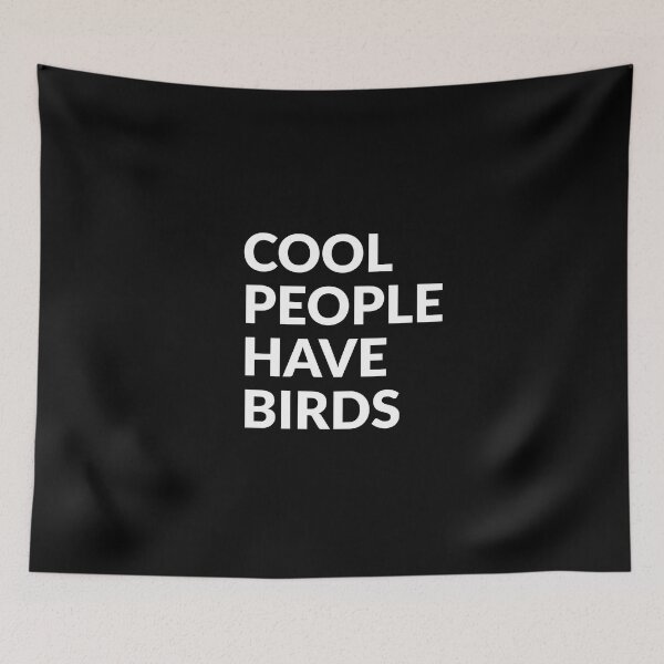 Item preview, Cool People Have Birds Cute Pet Gift designed and sold by LADistrictGarb.