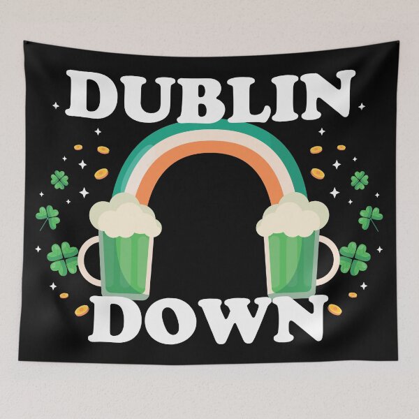 Item preview, FUNNY Saint Patrick's Day Dublin Down Green Beer St Pattys Day Irish Pun  designed and sold by originalsusie.