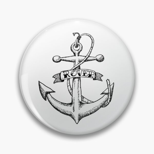 Item preview, Anchor Traditional Pirate Tattoo designed and sold by Beano Supremo.