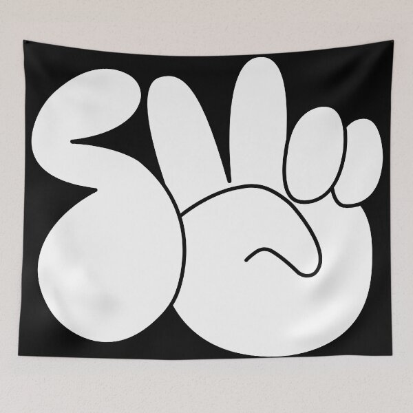 Item preview, Surf Gang White Hand Logo Merch designed and sold by eightwelve.