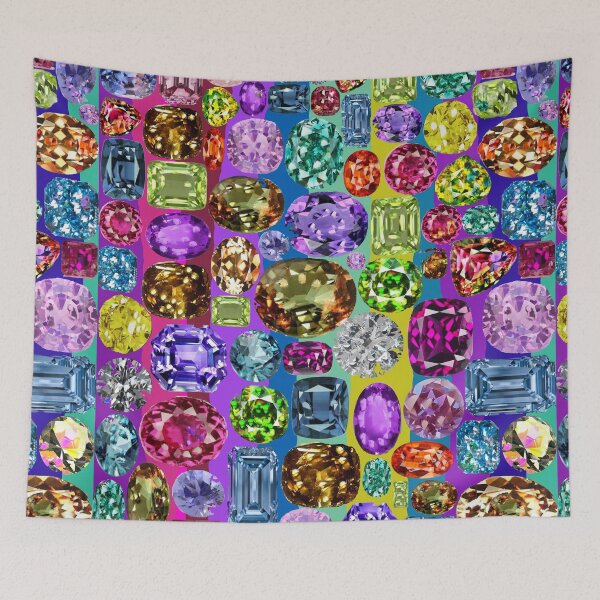 Item preview,  Fashion Jewelry Colored Diamonds Number 8, art by Miguel Matos Official designed and sold by MiguelMatosArt.