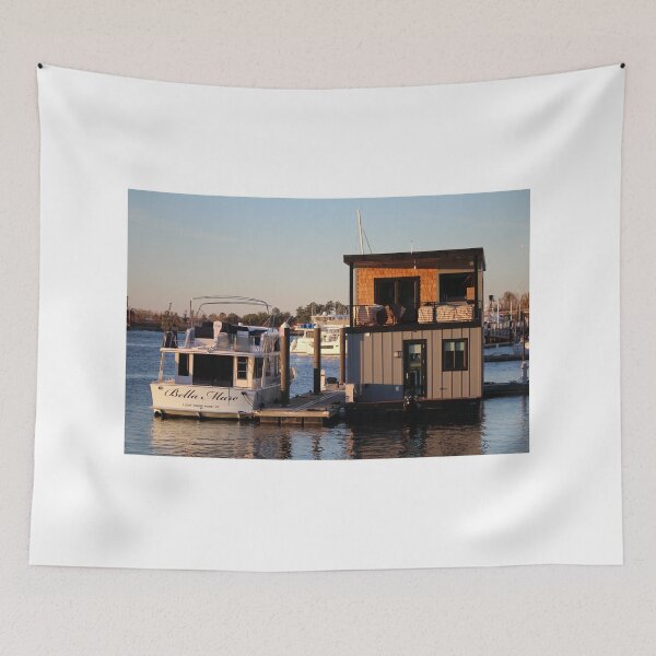 Item preview, Houseboat On River designed and sold by Cynthia48.