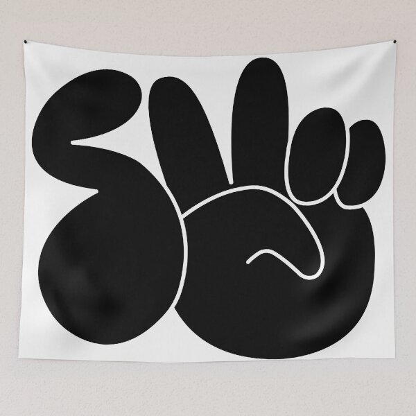 Item preview, Surf Gang Black Hand Logo Merch designed and sold by eightwelve.