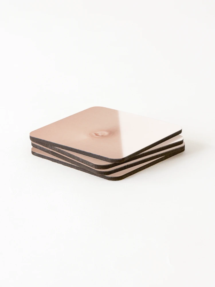 Thumbnail 4 of 5, Coasters (Set of 4), Belly Button designed and sold by PrintCutScore.
