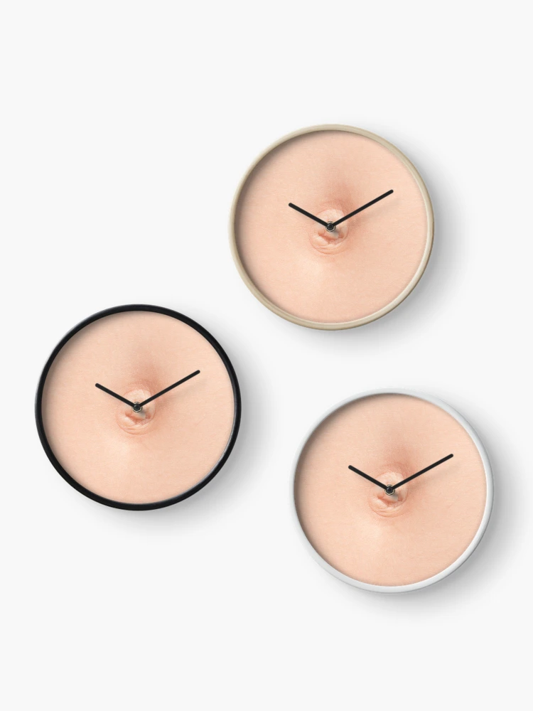 Thumbnail 3 of 4, Clock, Belly Button designed and sold by PrintCutScore.