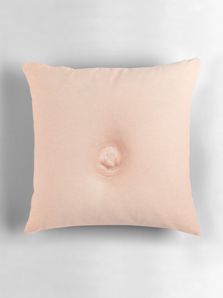 Thumbnail 3 of 4, Pillow, Belly Button designed and sold by PrintCutScore.