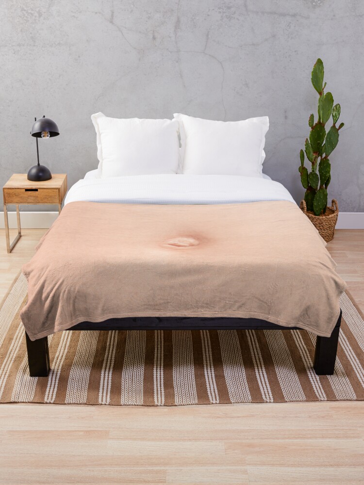 Thumbnail 1 of 6, Throw Blanket, Belly Button designed and sold by PrintCutScore.