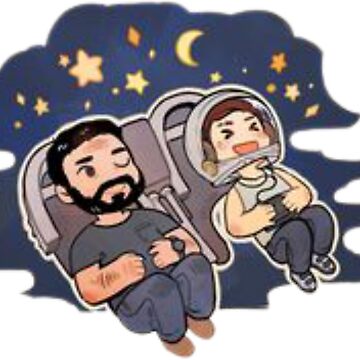 Joel And Ellie Going To The Moon Wallpaper 4K - The Last Of Us 2 Magnet  for Sale by AllAboutTlou