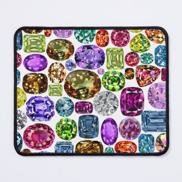 Item preview, Fashion Jewelry Colored Diamonds Number 5, art by Miguel Matos Official designed and sold by MiguelMatosArt.