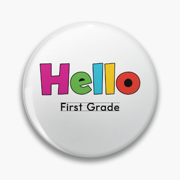 Item preview, Hello First Grade Elementary Teacher designed and sold by cath-elizabeth.