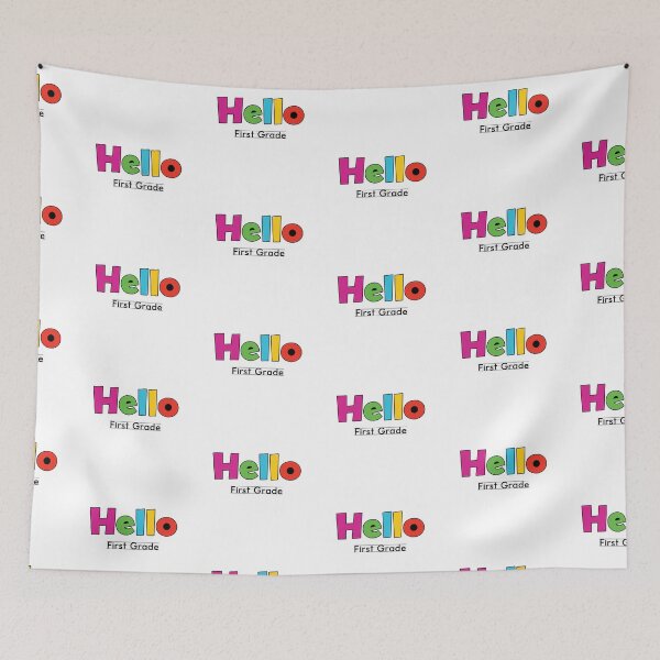 Item preview, Hello First Grade Elementary Teacher designed and sold by cath-elizabeth.