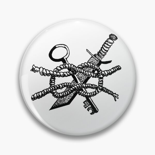 Item preview, Key and Dagger Traditional Pirate Tattoo designed and sold by Beano Supremo.