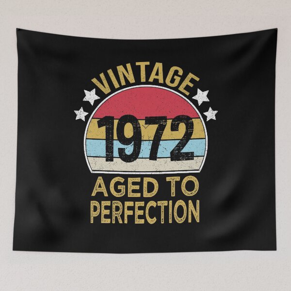 Item preview,  Born 1972 Birthday Old Gift Vintage 1972 Funny for Birthday designed and sold by nmichom.