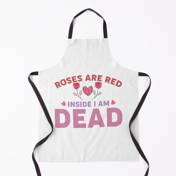 Item preview, Funny Valentines Day Quotes For Singles - Roses Are Red Inside I Am Dead designed and sold by Prince - Bestseller ★★★★★.