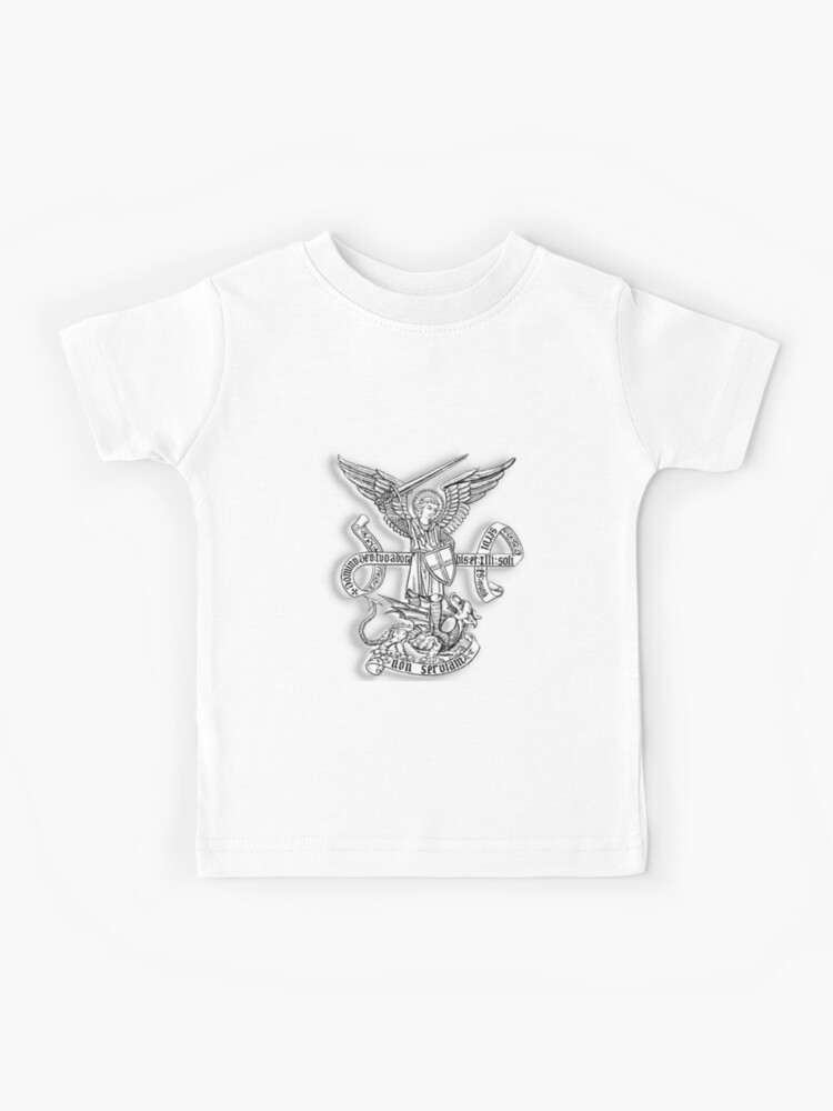 St. Michael Toddler Jersey Tee Catholic Saints for Kids 